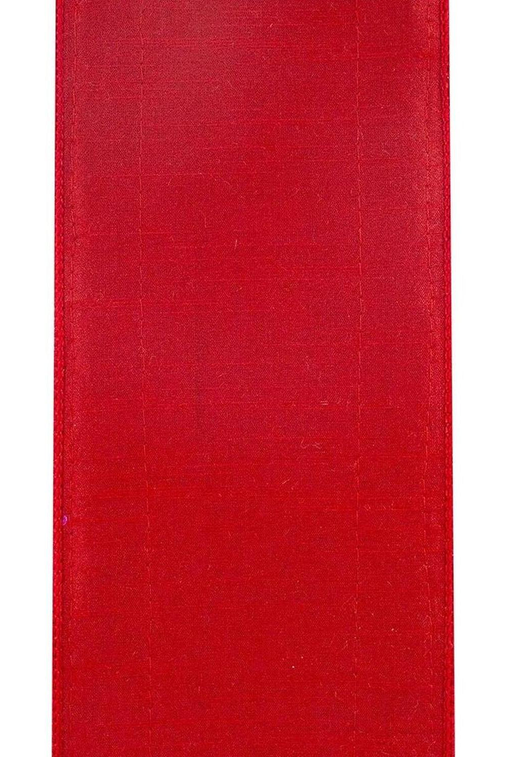 Shop For 4" Glitter Edge Dupioni Ribbon: Red/Pink (5 Yards)