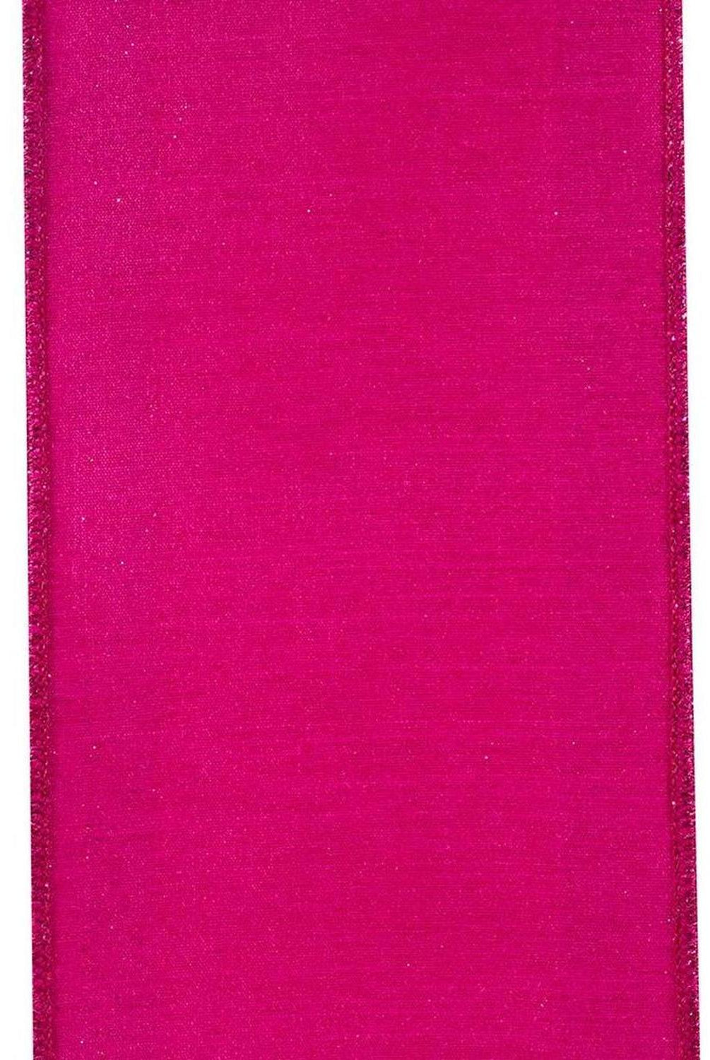 Shop For 4" Glitter Stripe Dupioni Ribbon: Fuchsia (5 Yards)