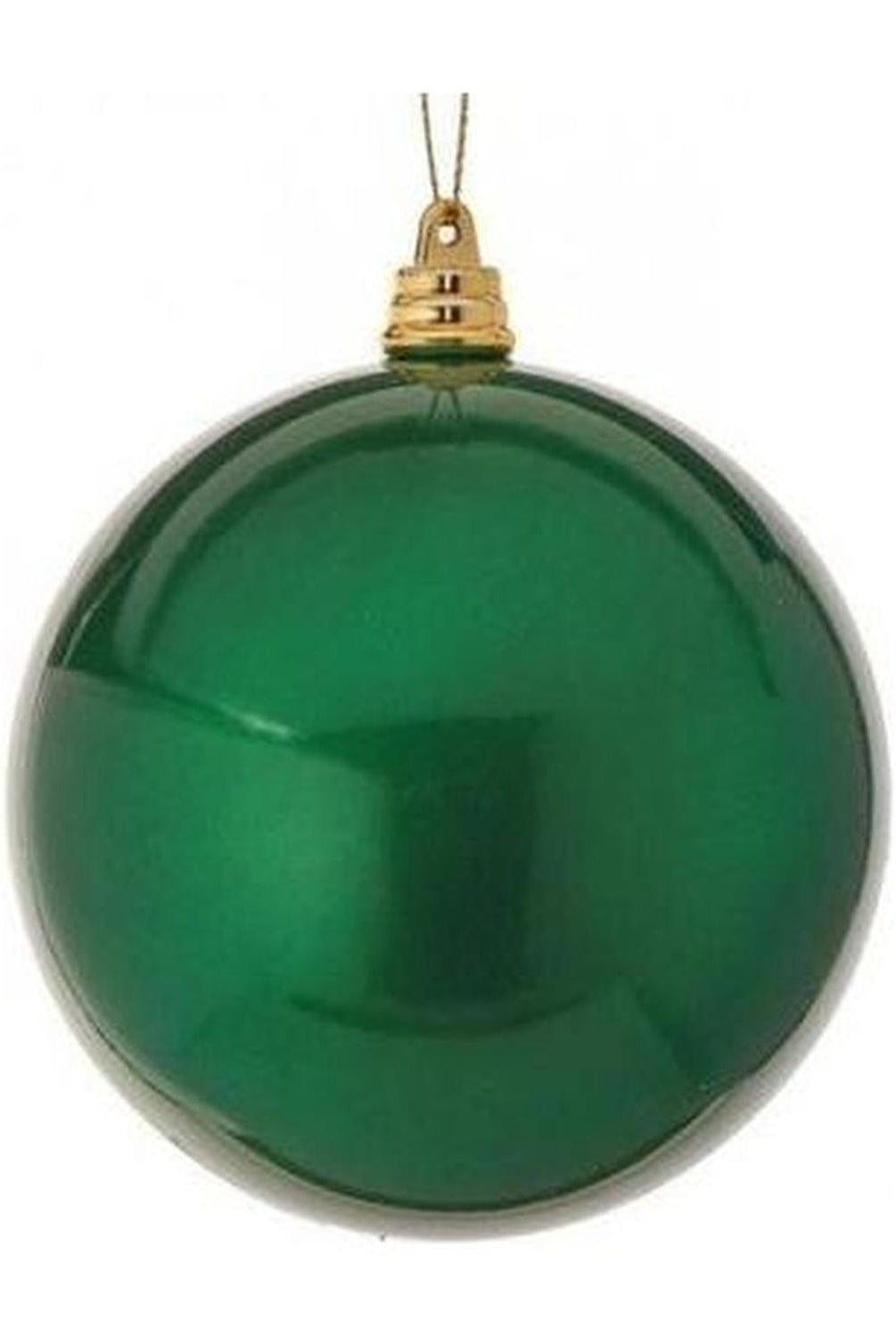 4" Green Candy Apple Ball Ornament
