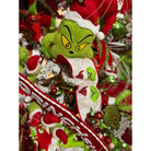 Shop For 4" Green Monster Dupion Ribbon: Red/White (5 Yards)