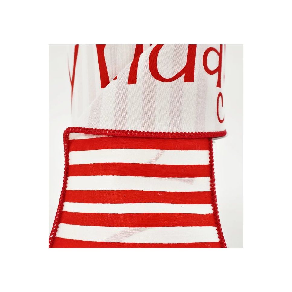 Shop For 4" Happy Holidays Ribbon: Red/White (10 Yards)