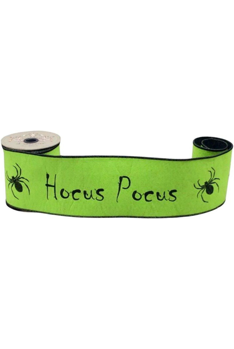 Shop For 4" Hocus Pocus Felt Ribbon: Lime Green (5 Yards)