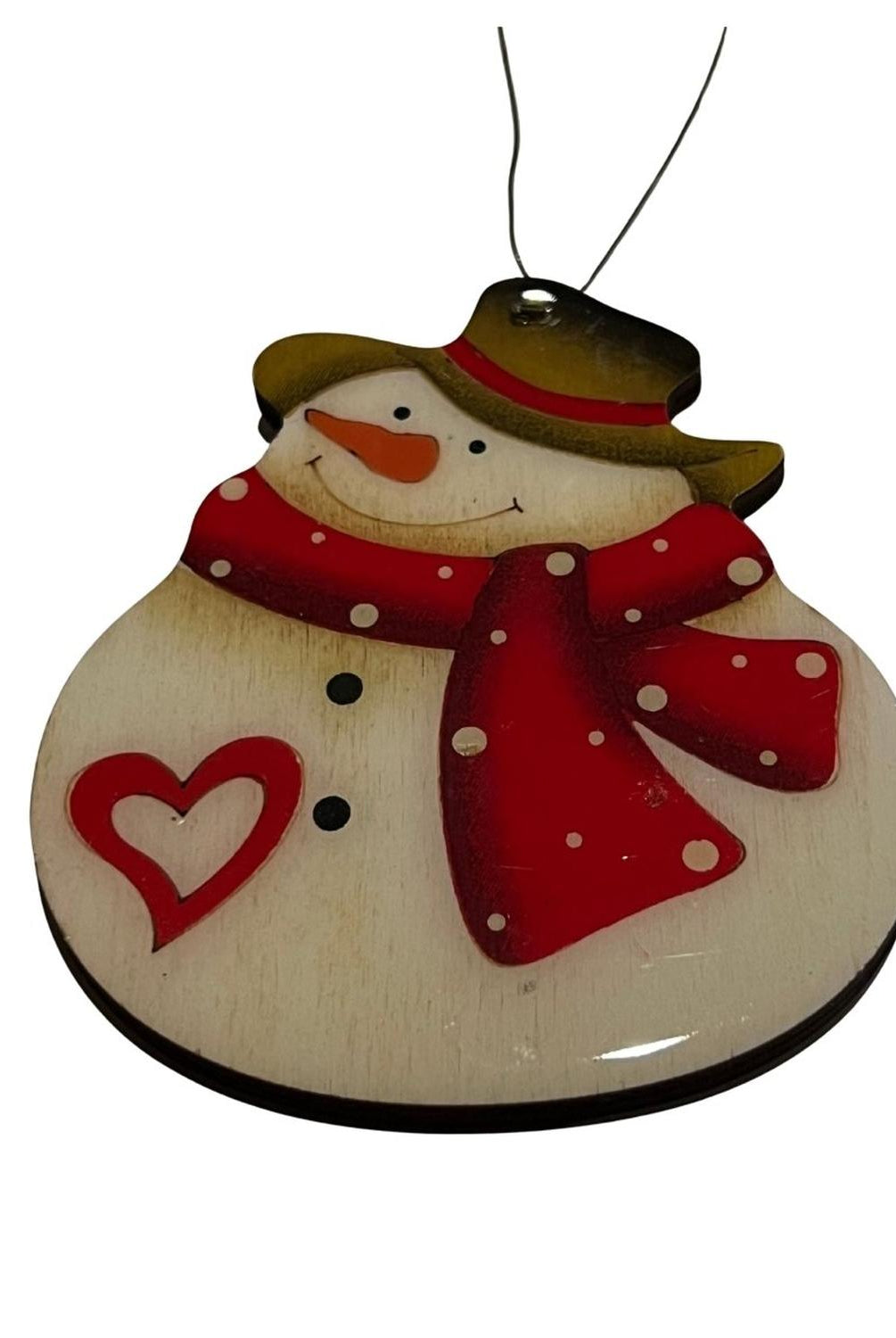 4" Holiday Wood Ornaments (Asst)