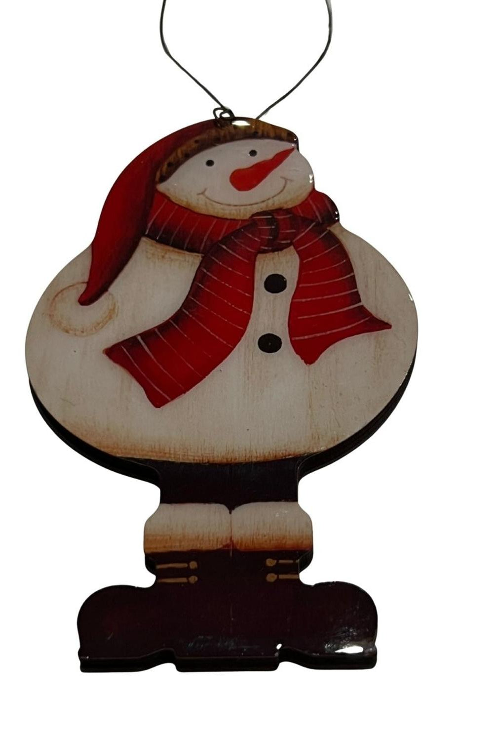 4" Holiday Wood Ornaments (Asst)