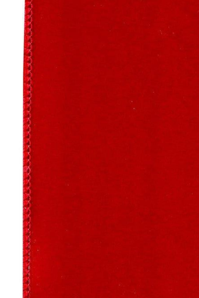 Shop For 4 inch Value Velvet Ribbon: Scarlet Red (10 Yards)