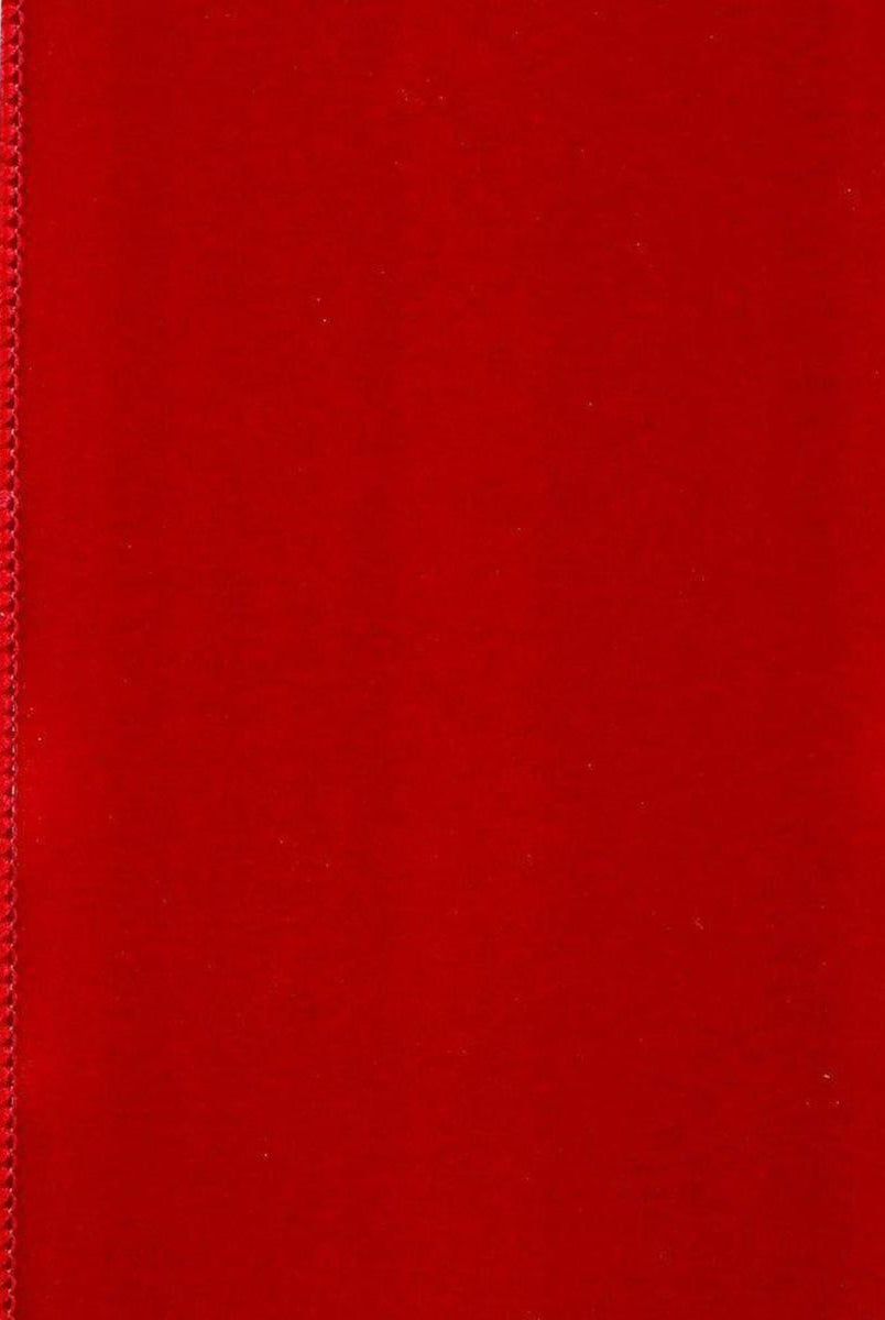 Shop For 4 inch Value Velvet Ribbon: Scarlet Red (10 Yards)