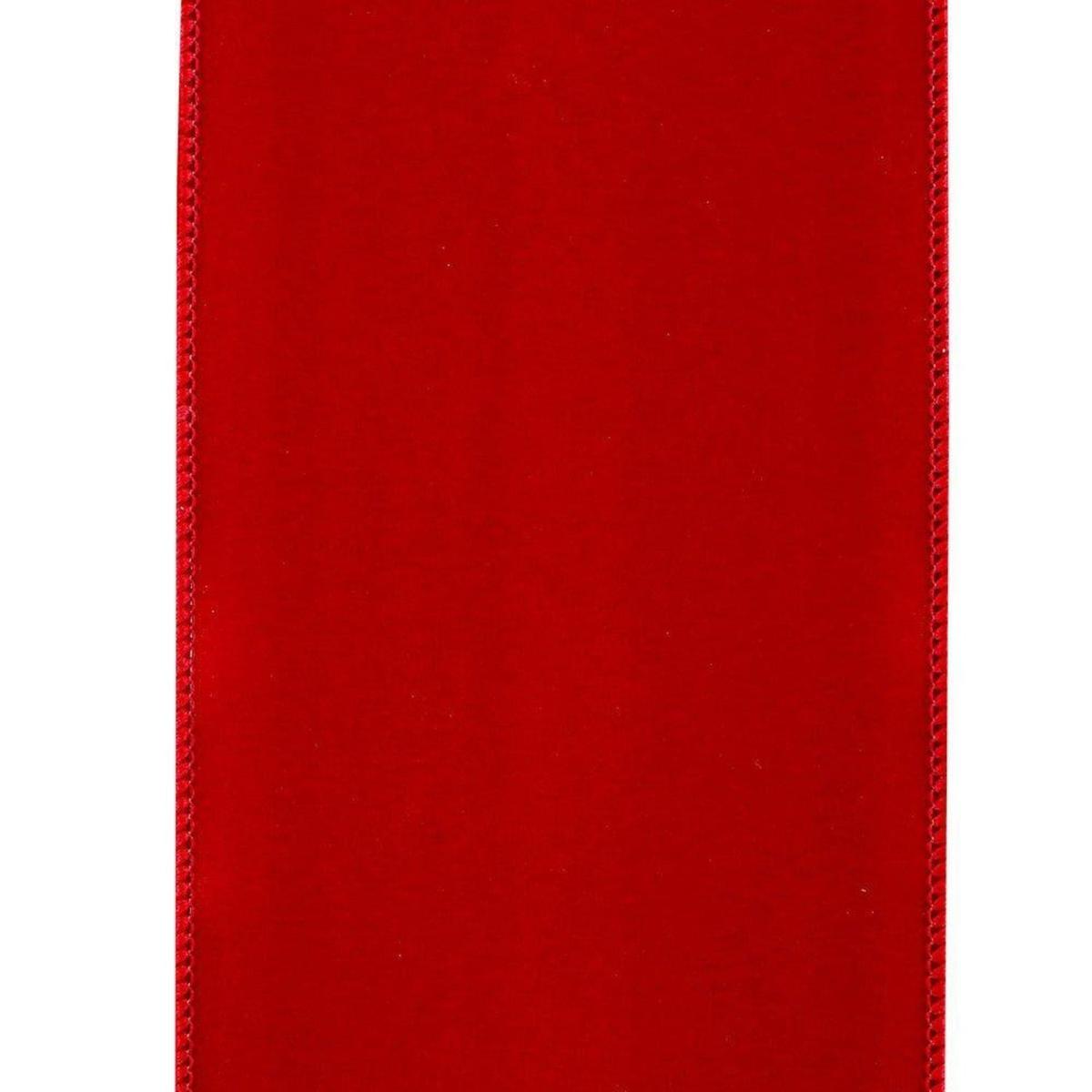 Shop For 4 inch Value Velvet Ribbon: Scarlet Red (10 Yards)
