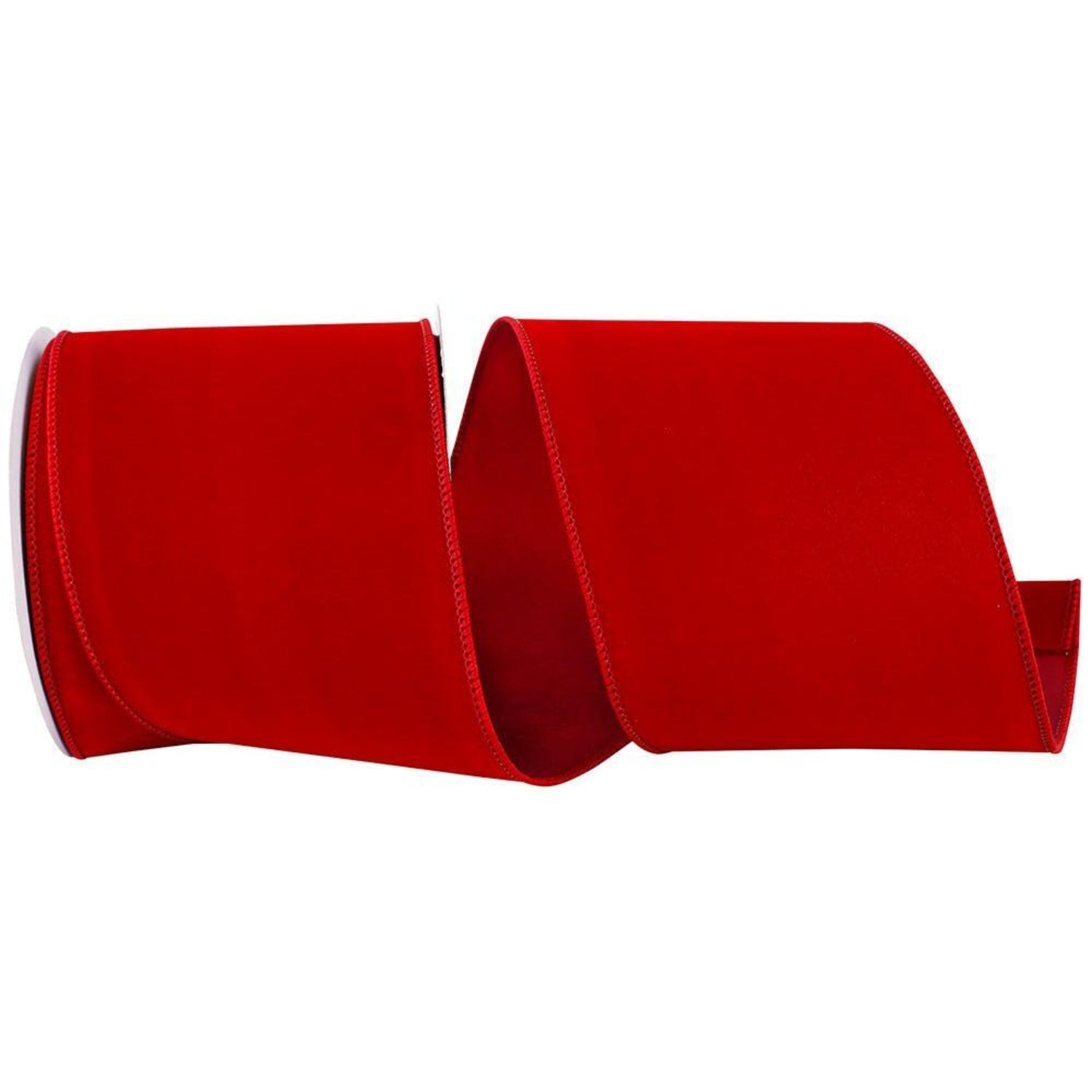 Shop For 4 inch Value Velvet Ribbon: Scarlet Red (10 Yards)