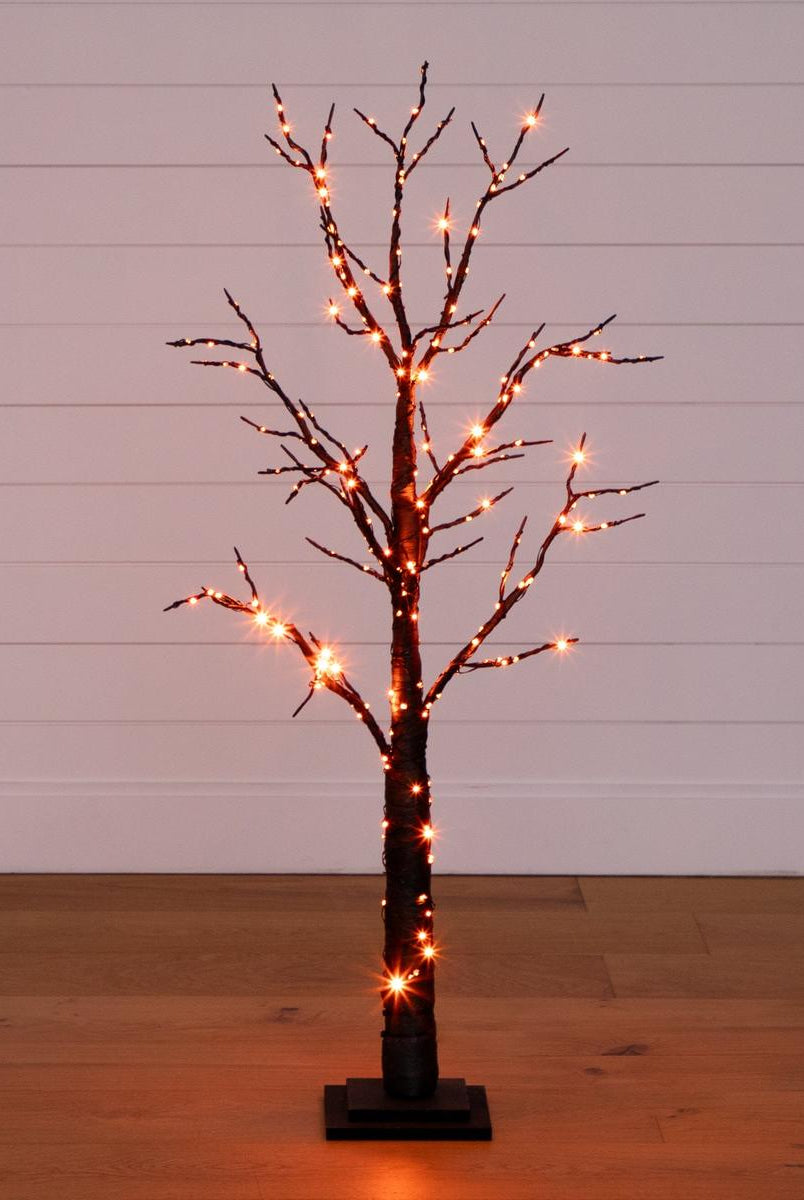 Shop For 4’ LED Artificial Halloween Twig Tree