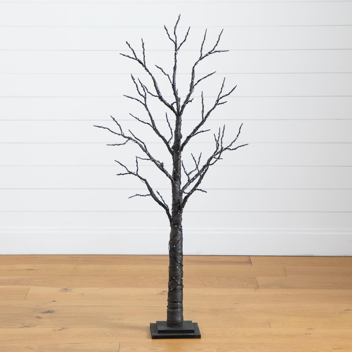 Shop For 4’ LED Artificial Halloween Twig Tree
