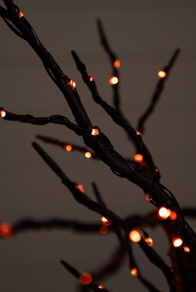 Shop For 4’ LED Artificial Halloween Twig Tree