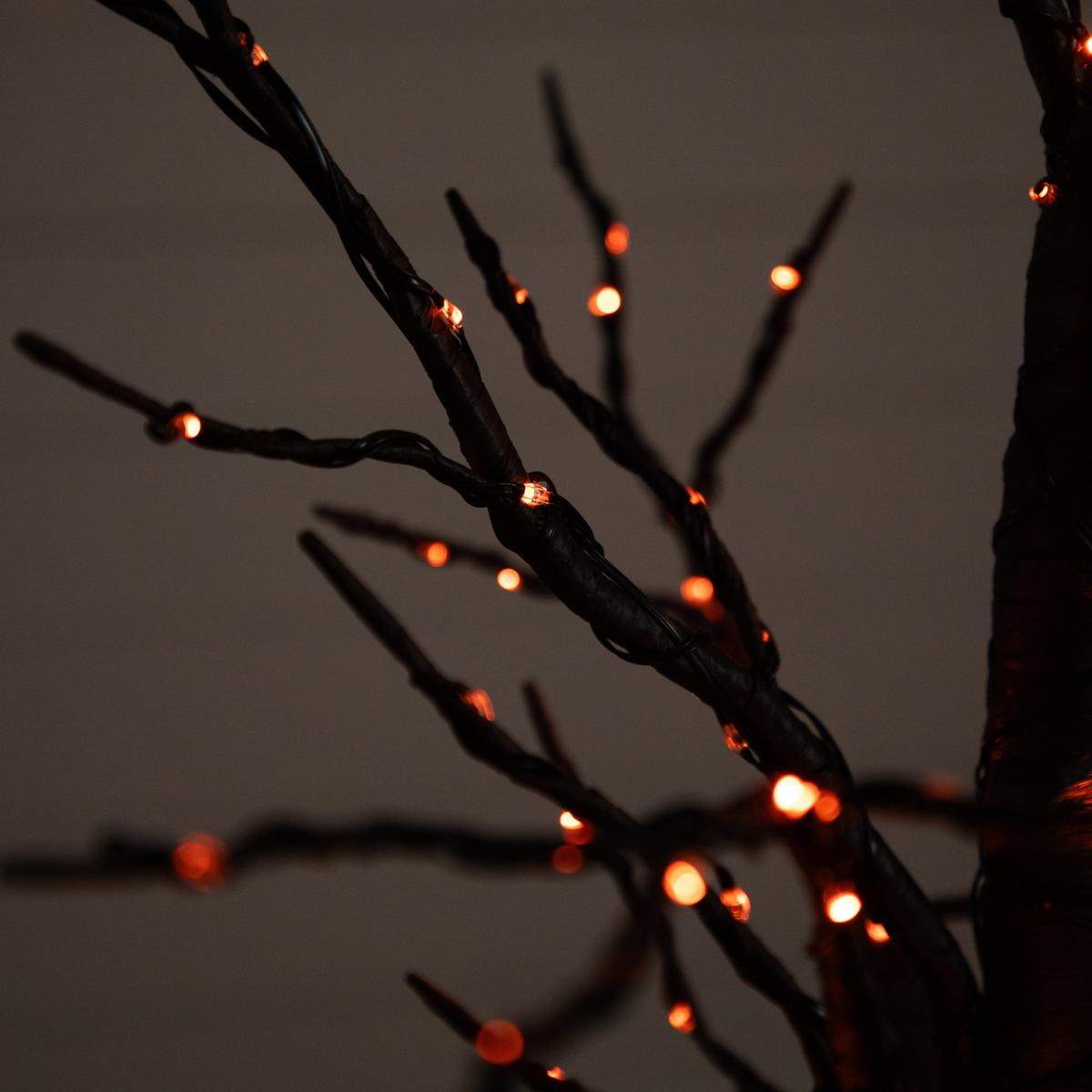 Shop For 4’ LED Artificial Halloween Twig Tree