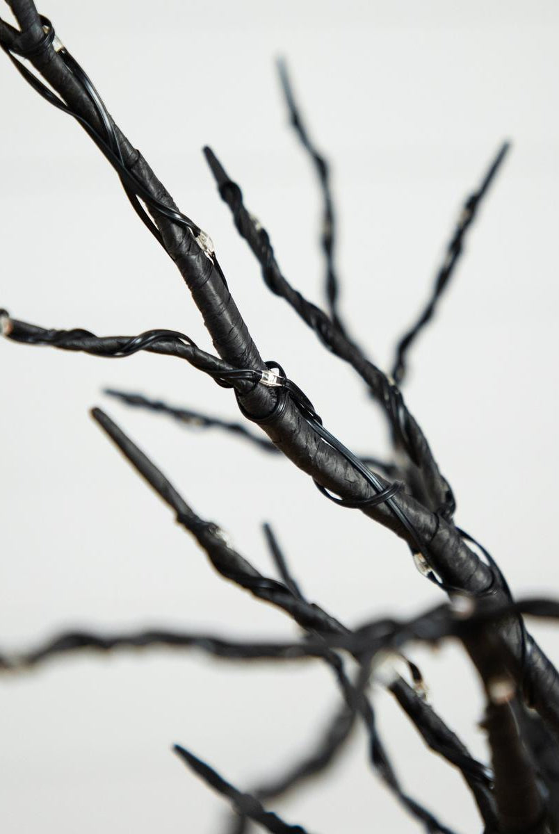 Shop For 4’ LED Artificial Halloween Twig Tree