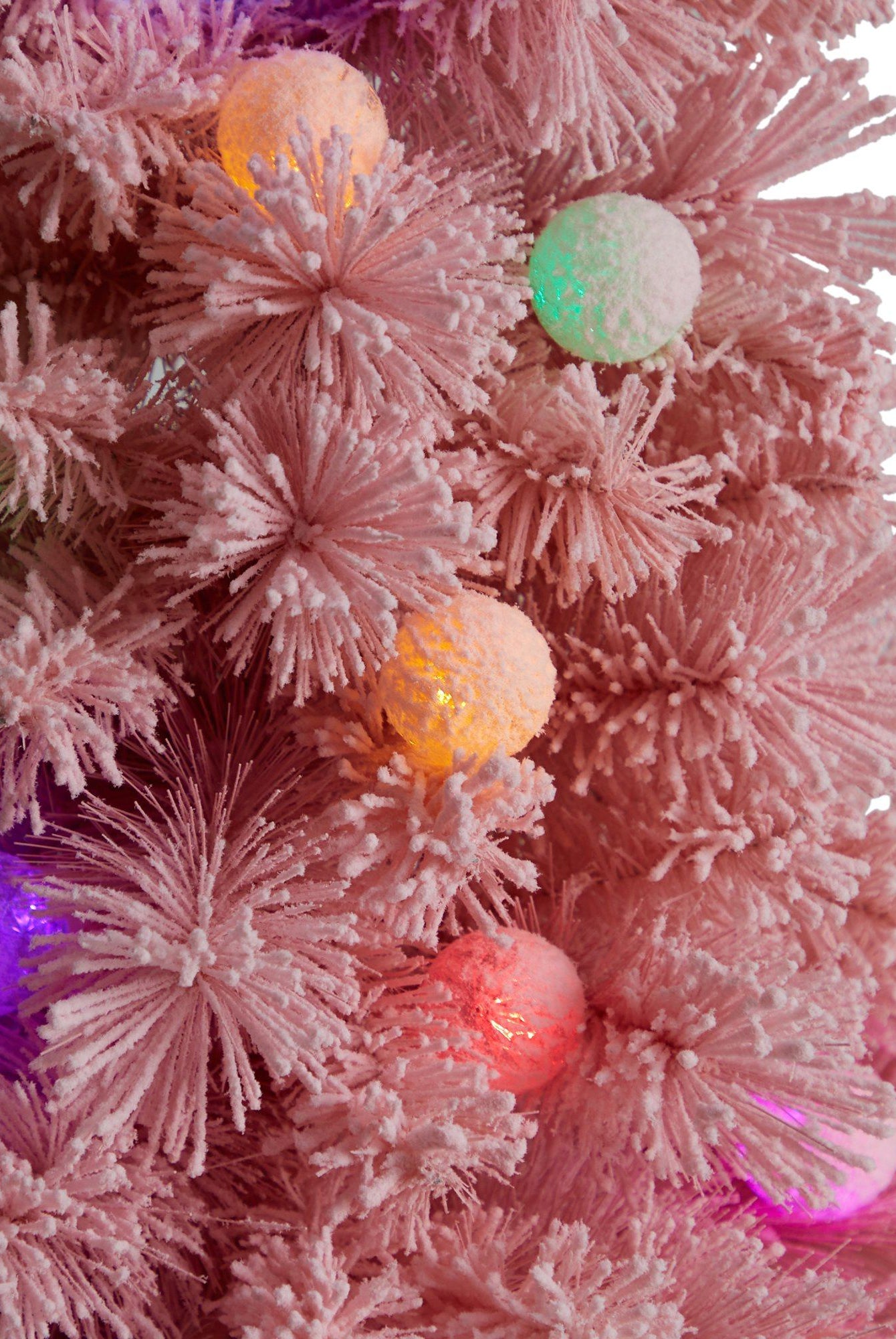 Shop For 4’ LED Holiday Frosted Pink Cashmere Christmas Tree