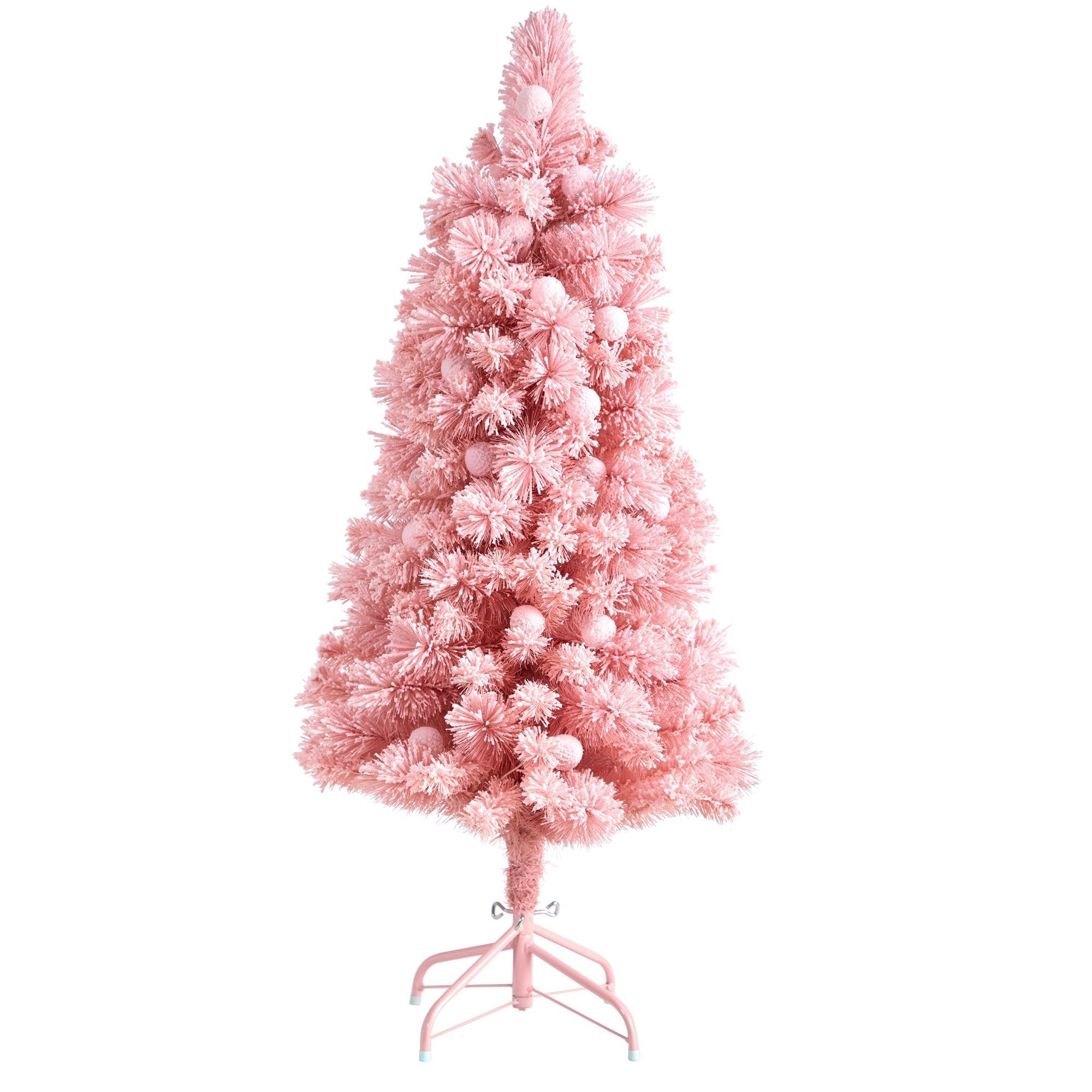 Shop For 4’ LED Holiday Frosted Pink Cashmere Christmas Tree
