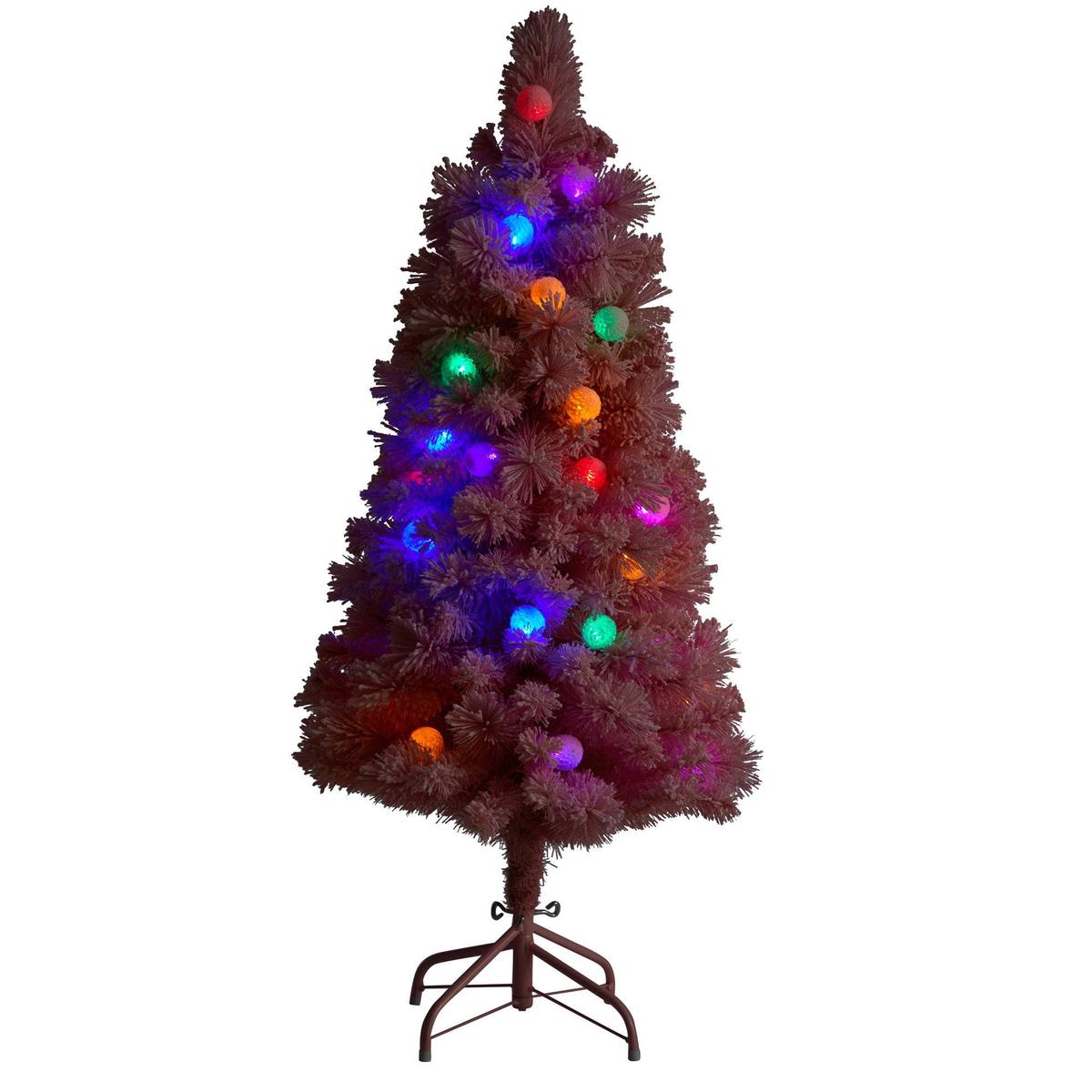 Shop For 4’ LED Holiday Frosted Pink Cashmere Christmas Tree