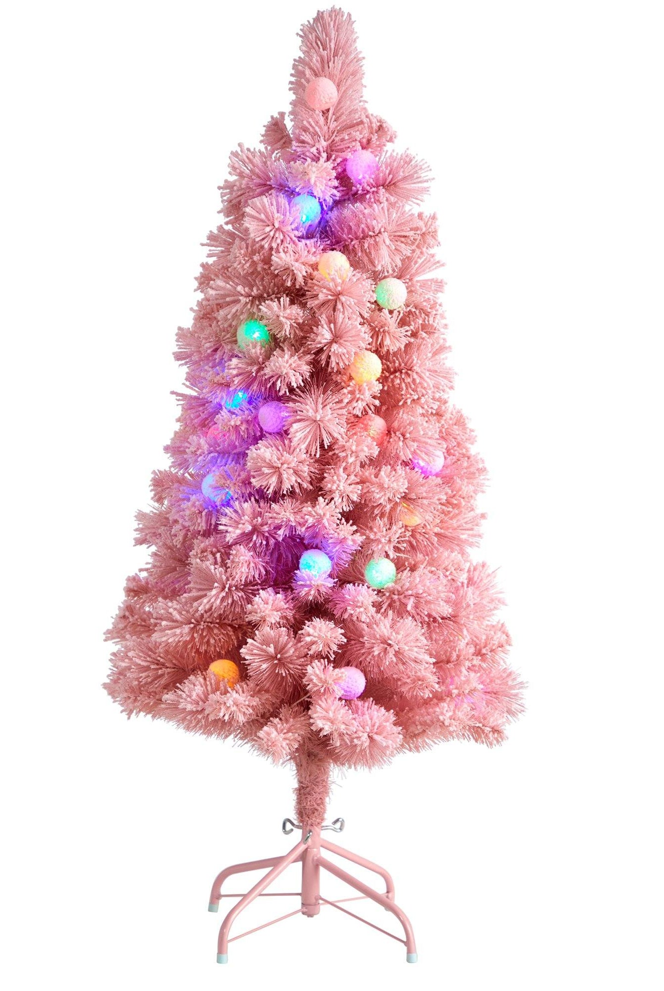Shop For 4’ LED Holiday Frosted Pink Cashmere Christmas Tree
