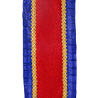 Shop For 4" Metallic Pleated Dupioni Ribbon: Red/Blue (5 Yards)