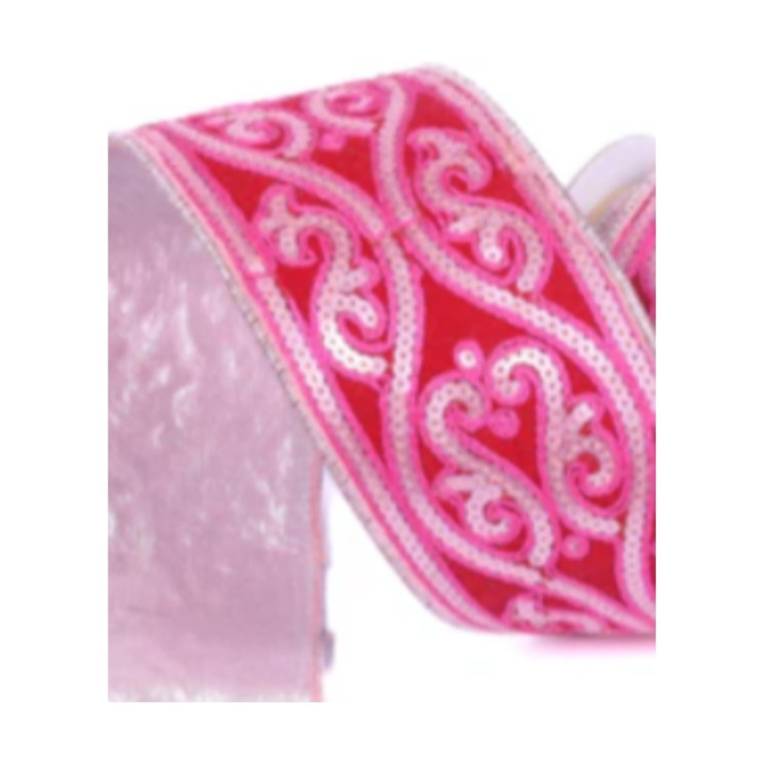 Shop For 4" Morris Tapestry Ribbon: Light Pink (5 Yards)