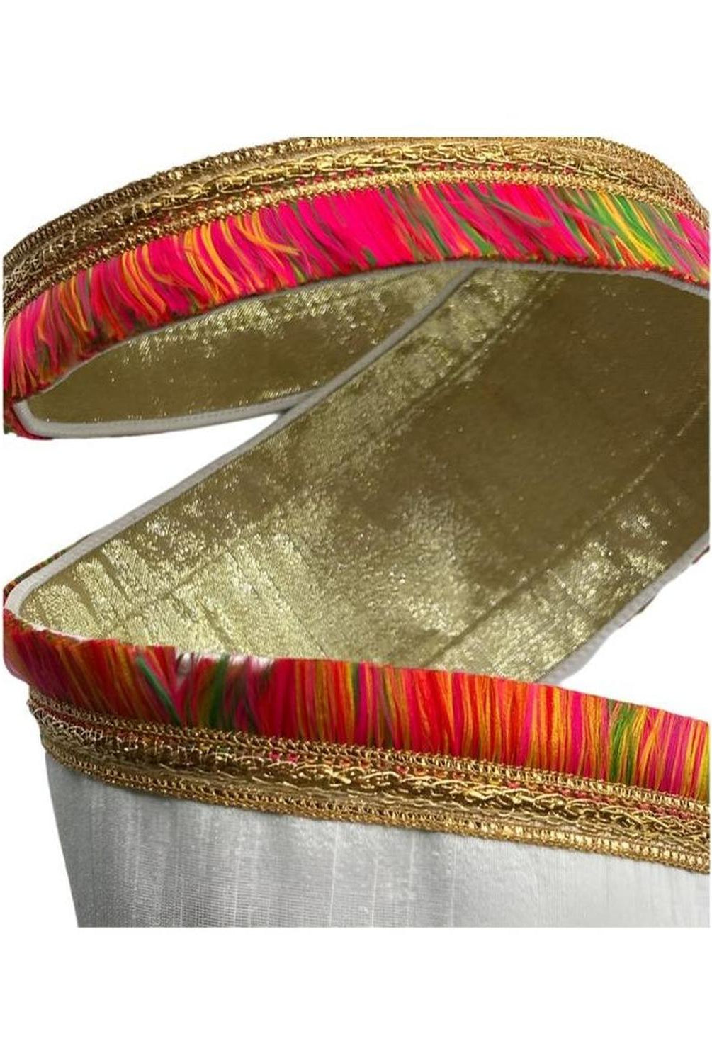 4" Multi Festival Fringe Ribbon: Multi (10 Yards)