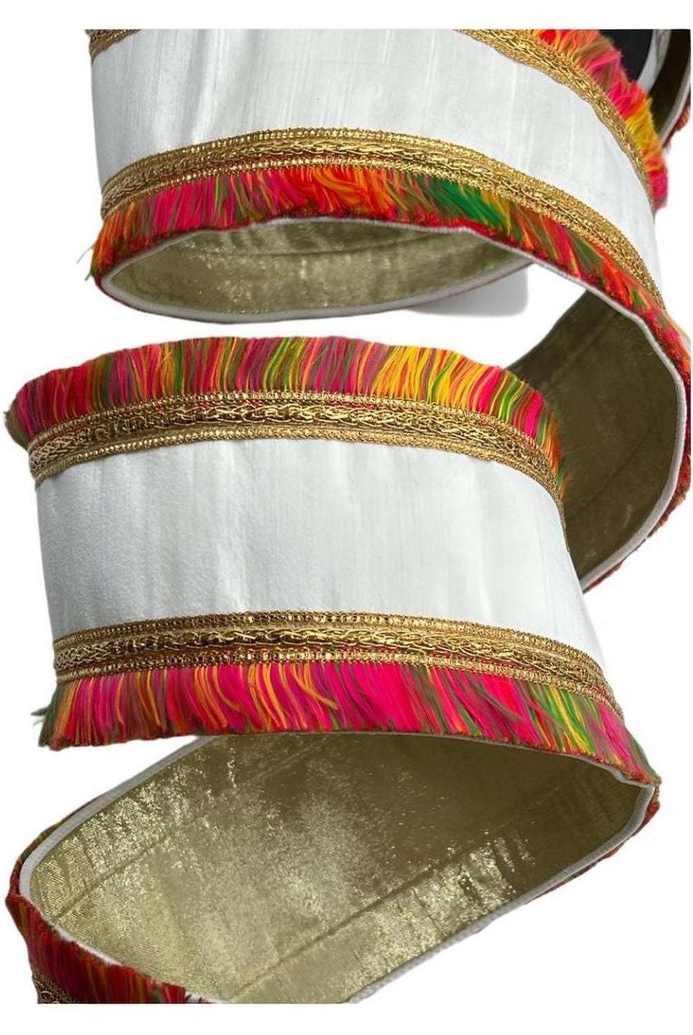 4" Multi Festival Fringe Ribbon: Multi (10 Yards)
