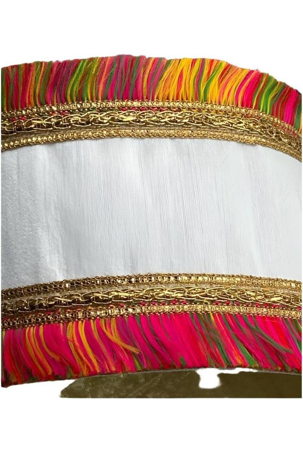 4" Multi Festival Fringe Ribbon: Multi (10 Yards)