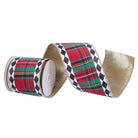 Shop For 4" Multi Tartan Black White Diamond Ribbon (10 Yards)