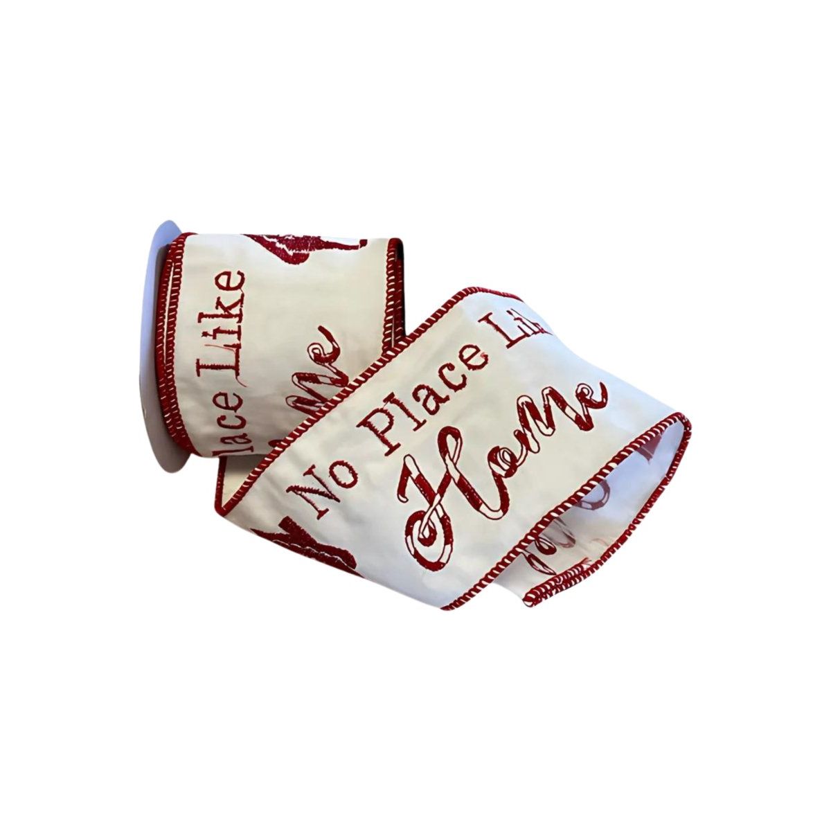 Shop For 4" No Place Like Home Ribbon: Red (5 Yards)