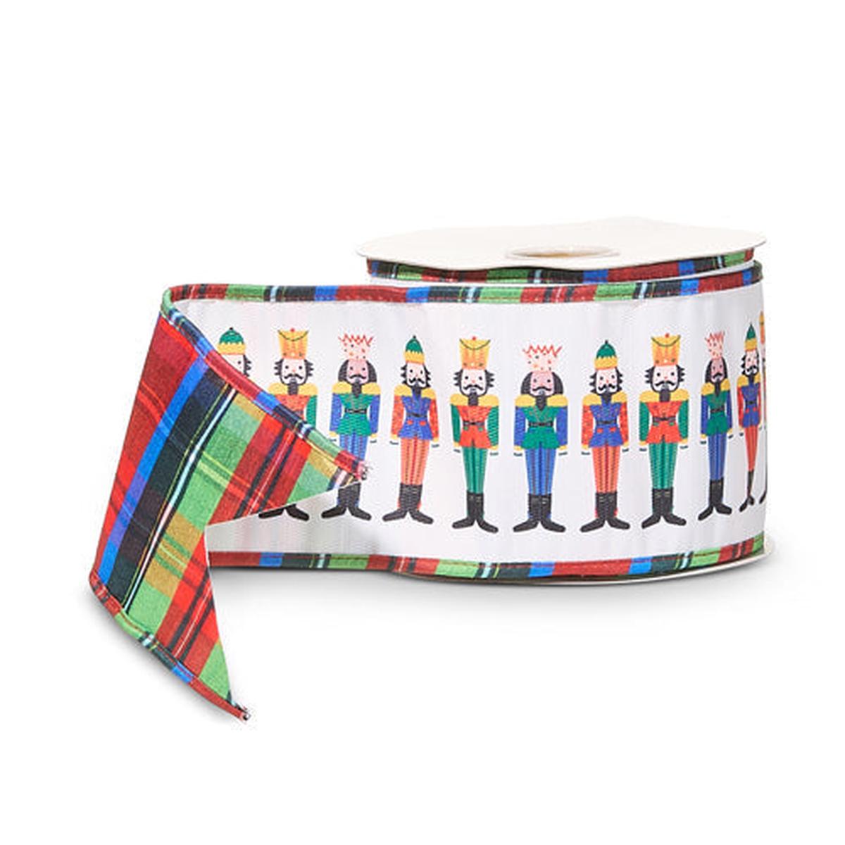 Shop For 4" Nutcracker Plaid Ribbon (10 Yards)