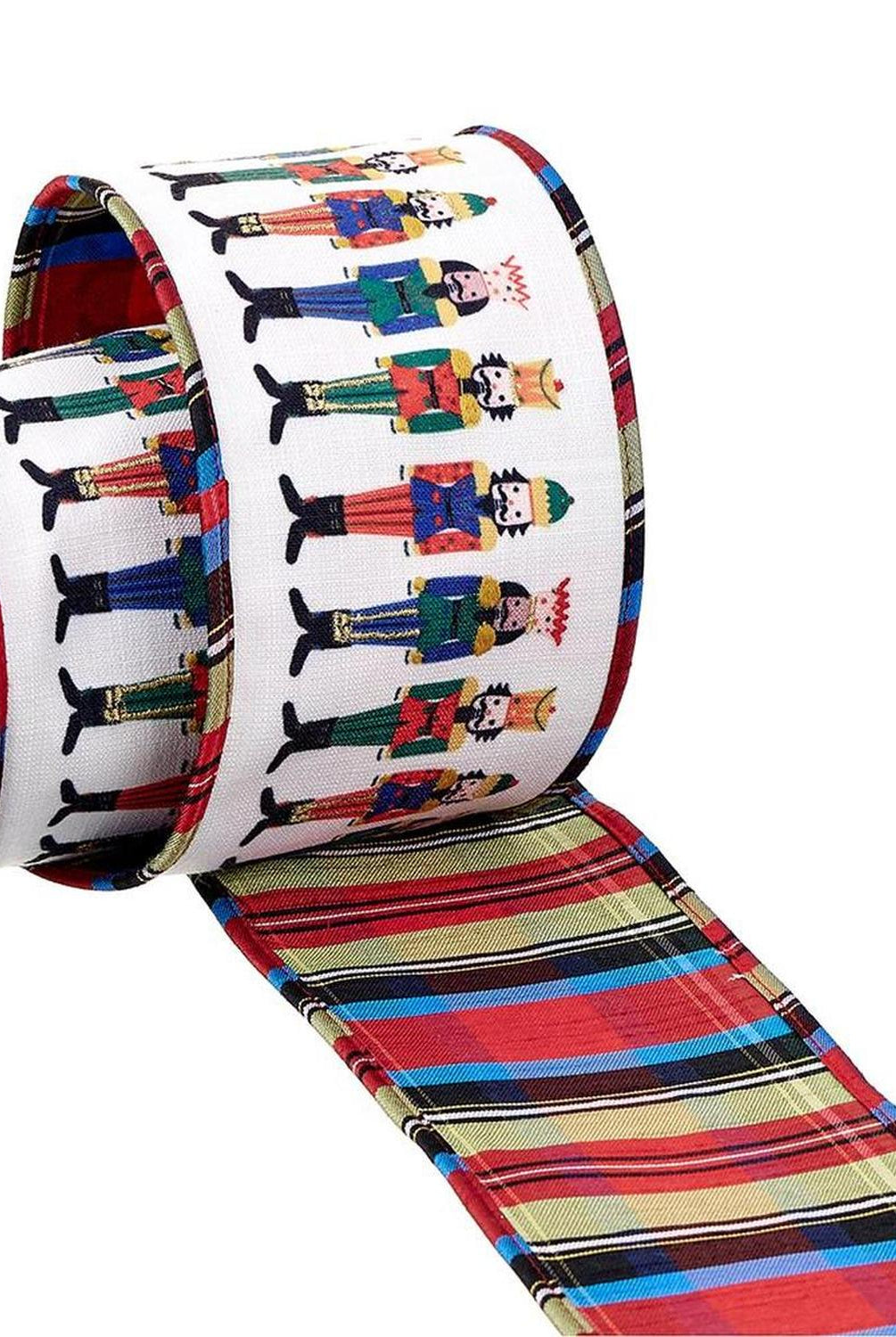 4" Nutcracker Plaid Ribbon (10 Yards)