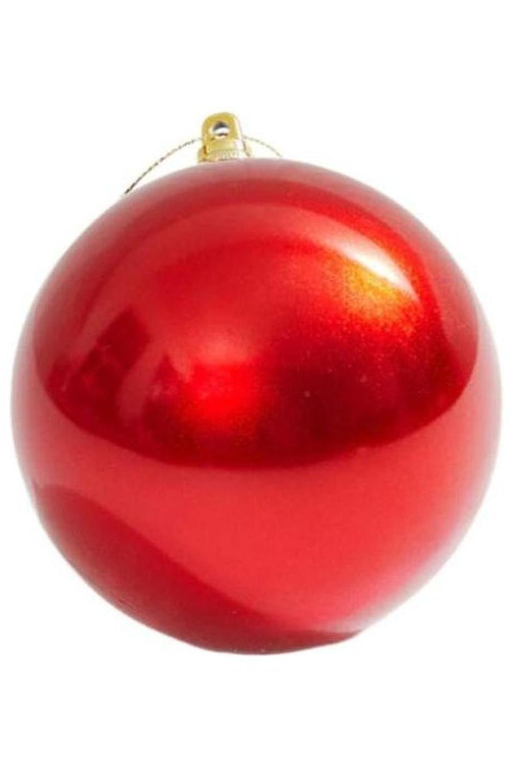 4" Red Candy Apple Ball Ornament