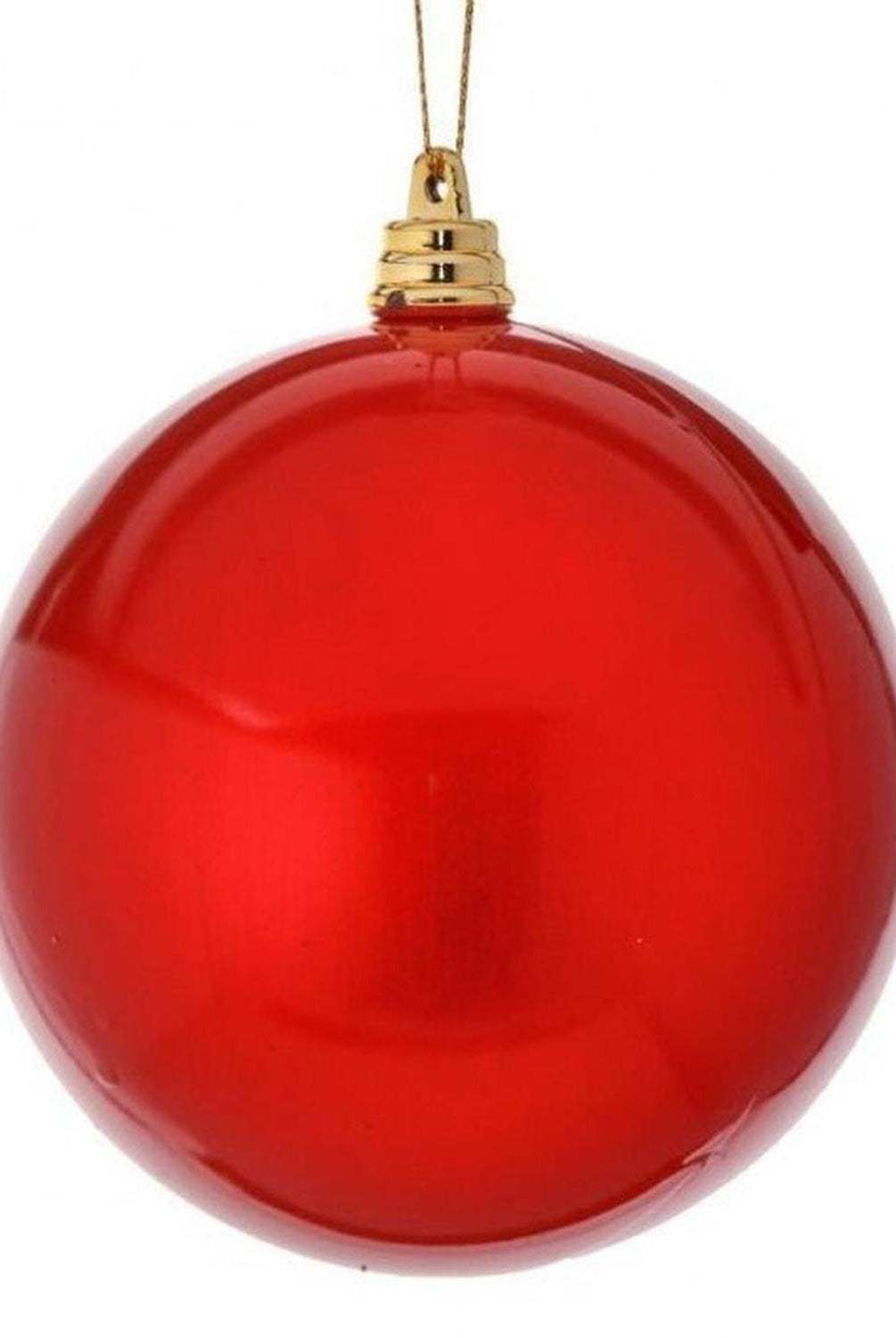 4" Red Candy Apple Ball Ornament
