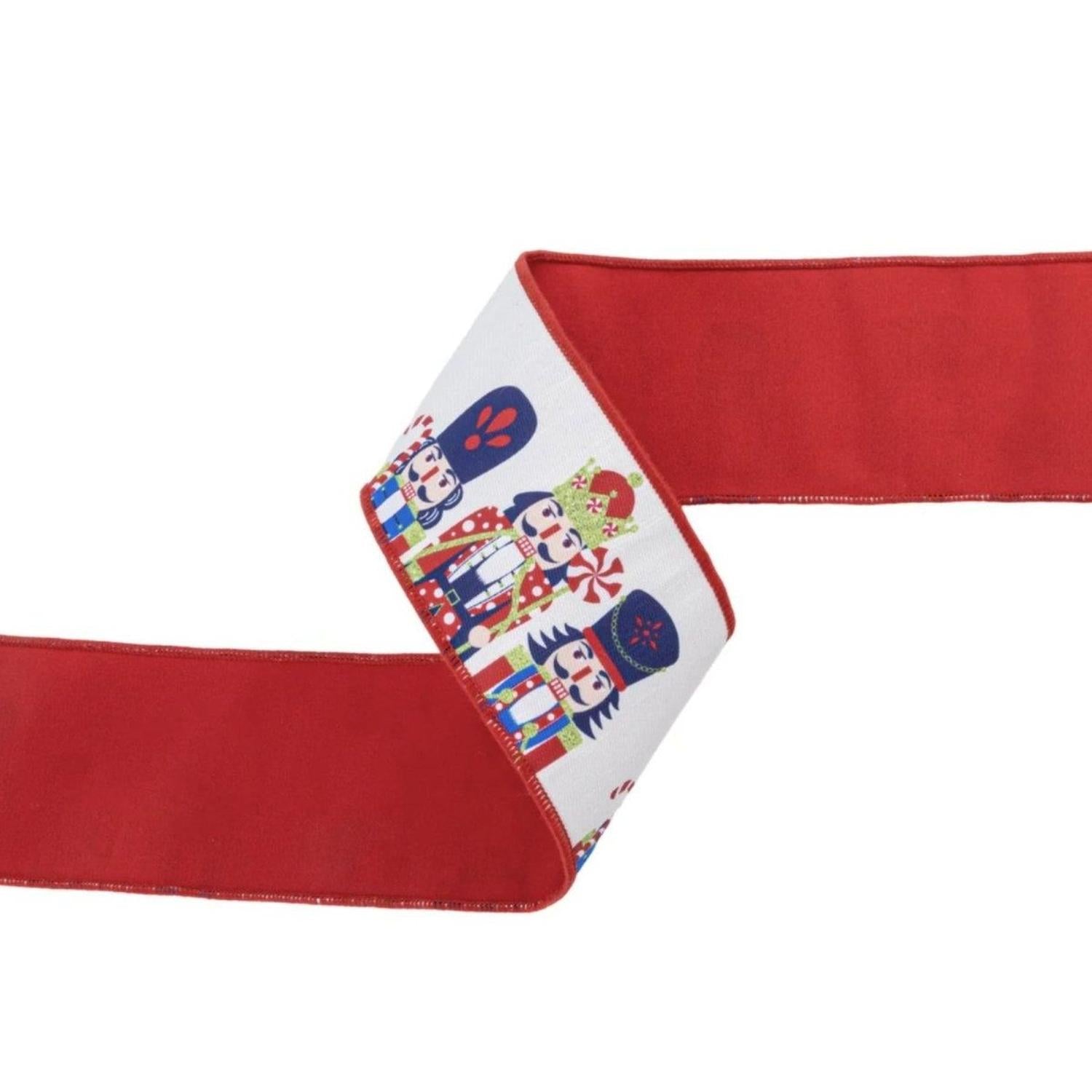 Shop For 4" Reversible Dupioni Nutcracker Ribbon (10 Yards)