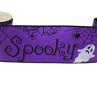 Shop For 4" Spooky Ghost Spider Felt Ribbon: Purple (5 Yards)