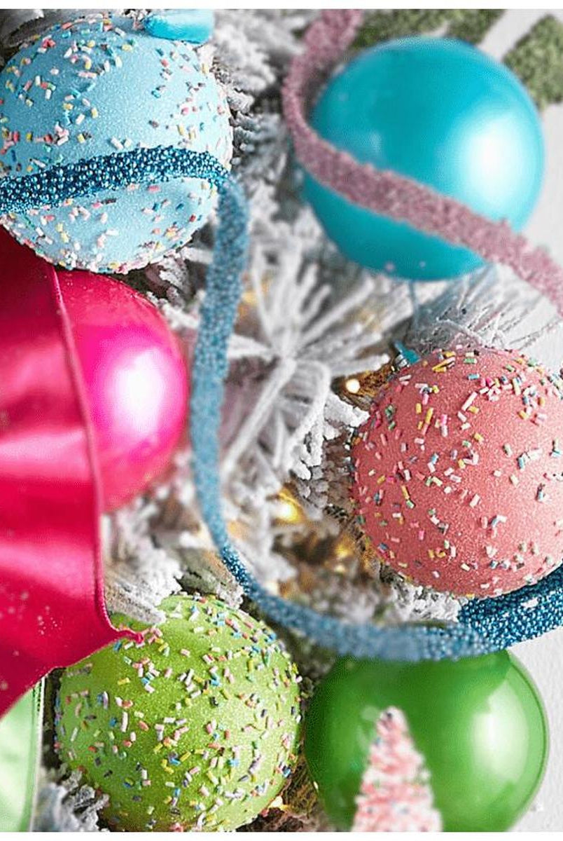Shop For 4" Sprinkled Ball Ornament