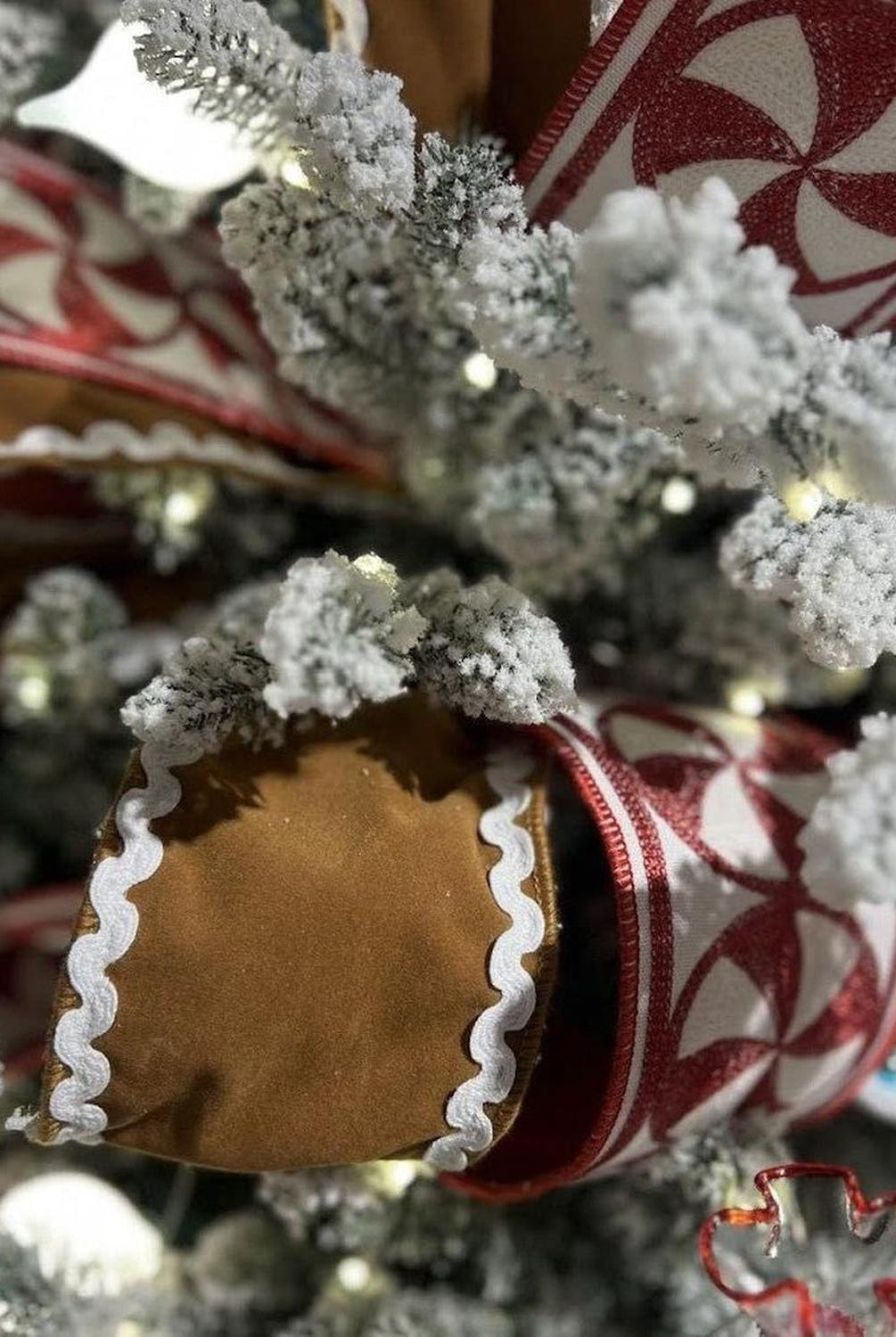 4" Sueded Gingerbread Ribbon (10 Yards)