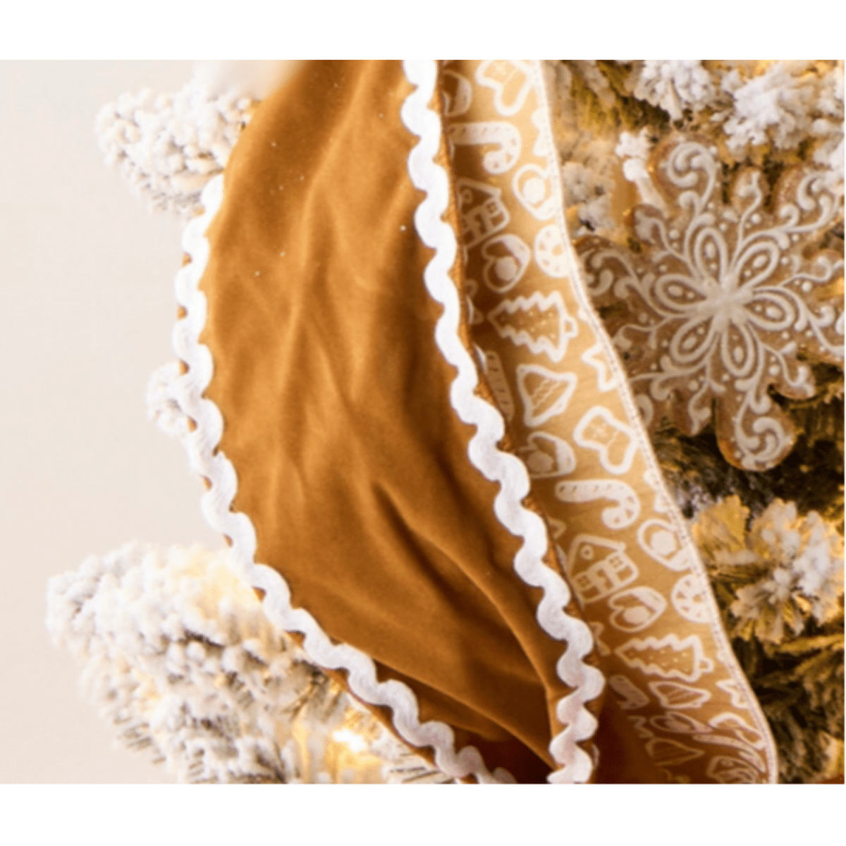 Shop For 4" Sueded Gingerbread Ribbon (10 Yards)