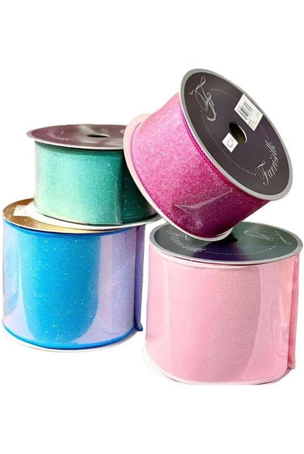 4" Sugar Candy Ribbon: Light Pink (10 Yards)