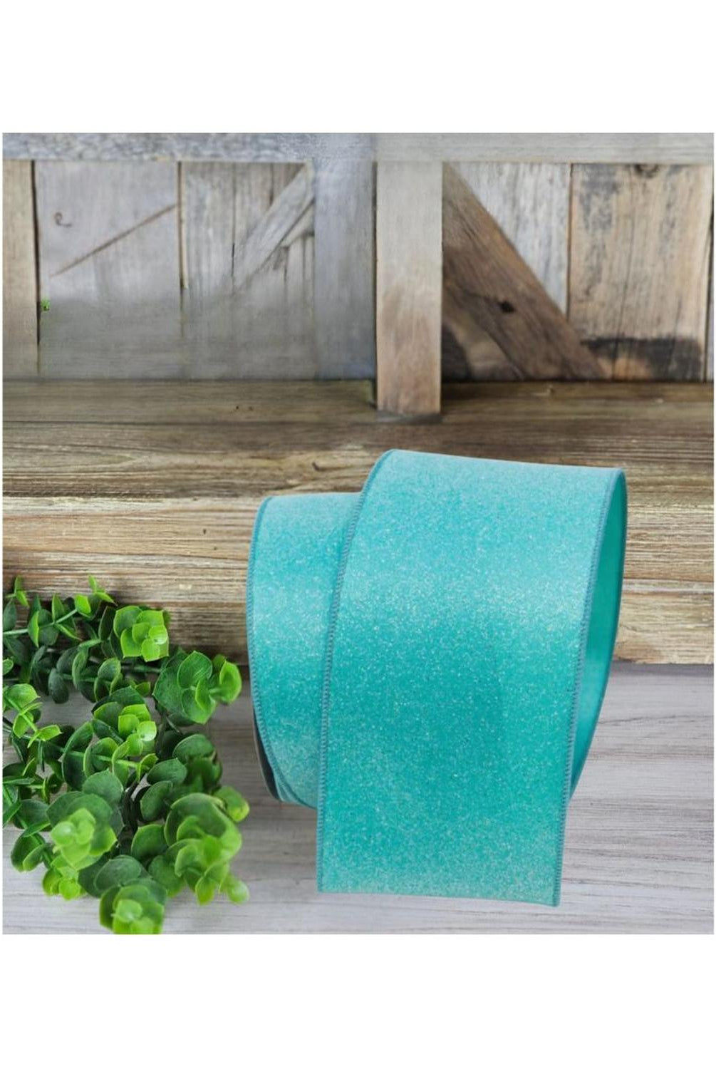 4" Sugar Candy Ribbon: Teal (10 Yards)