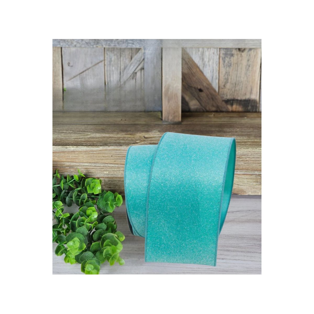 Shop For 4" Sugar Candy Ribbon: Teal (10 Yards) at Michelle's aDOORable Creations