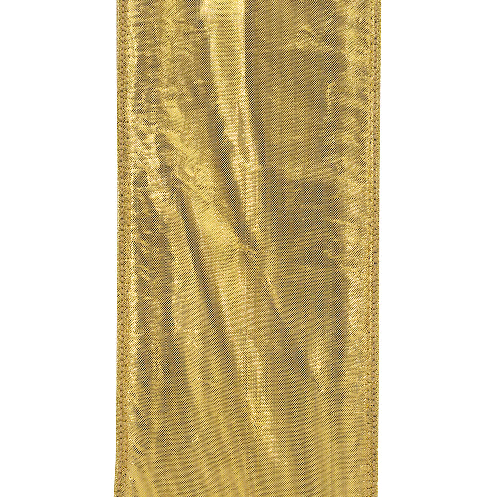 Shop For 4" Velvet Deluxe Jewel Ribbon: Navy/Gold (5 Yards)