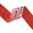 Shop For 4" Vintage Toys Santa Ribbon: Red/White (10 Yards)