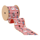 Shop For 4" Vintage Toys Santa Ribbon: Red/White (10 Yards)
