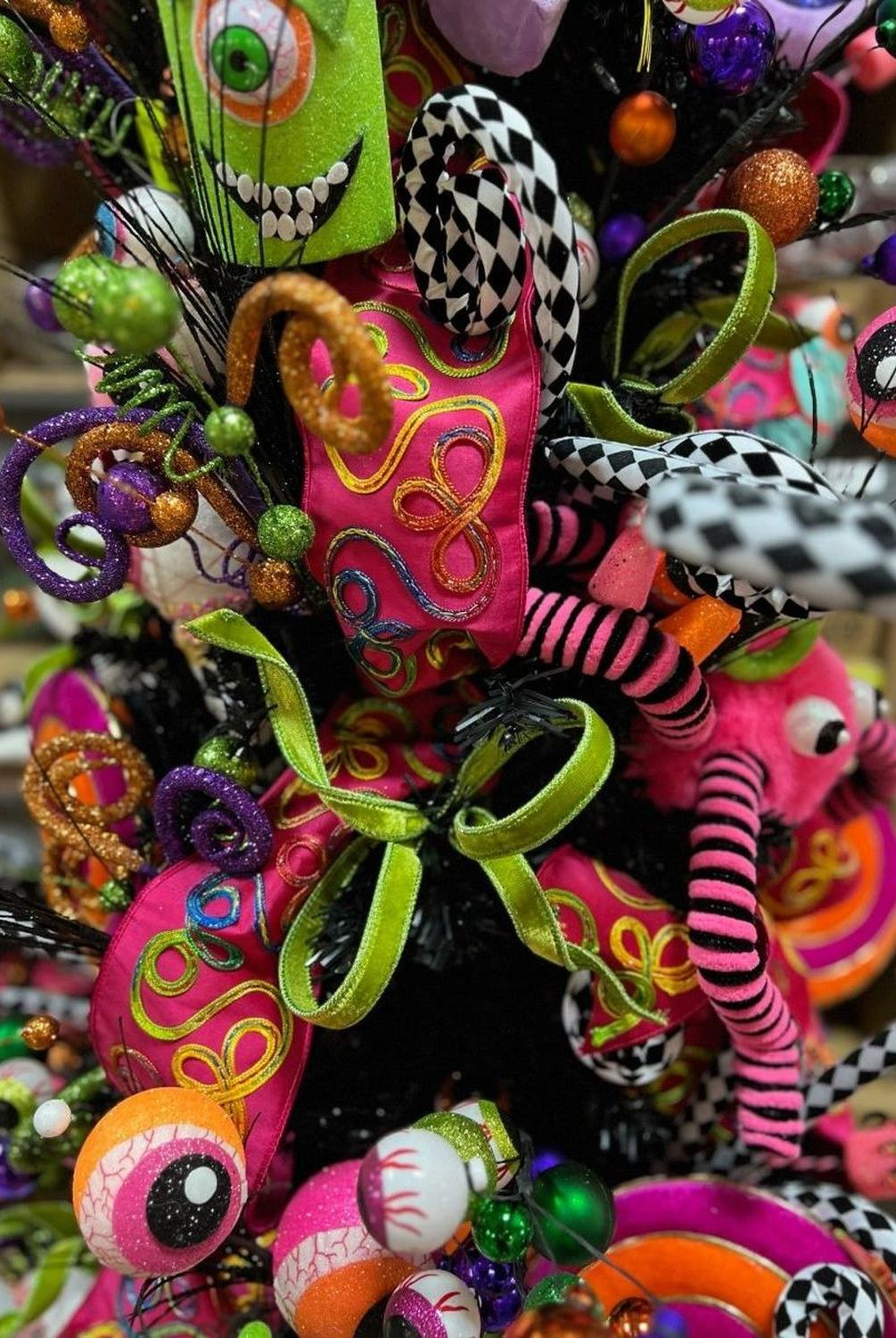 4" Whimsy Ribbon: Fuchsia (10 Yards)