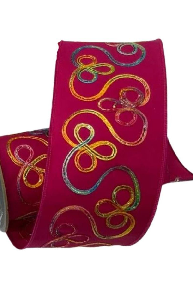 Shop For 4" Whimsy Ribbon: Fuchsia (10 Yards)