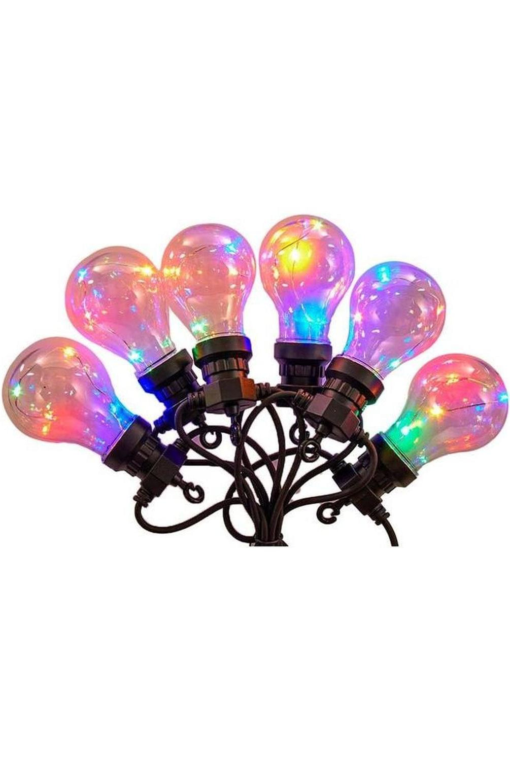 Shop For 40 - Light Edison Bulb Set with Multi - Colored Fairy Lights