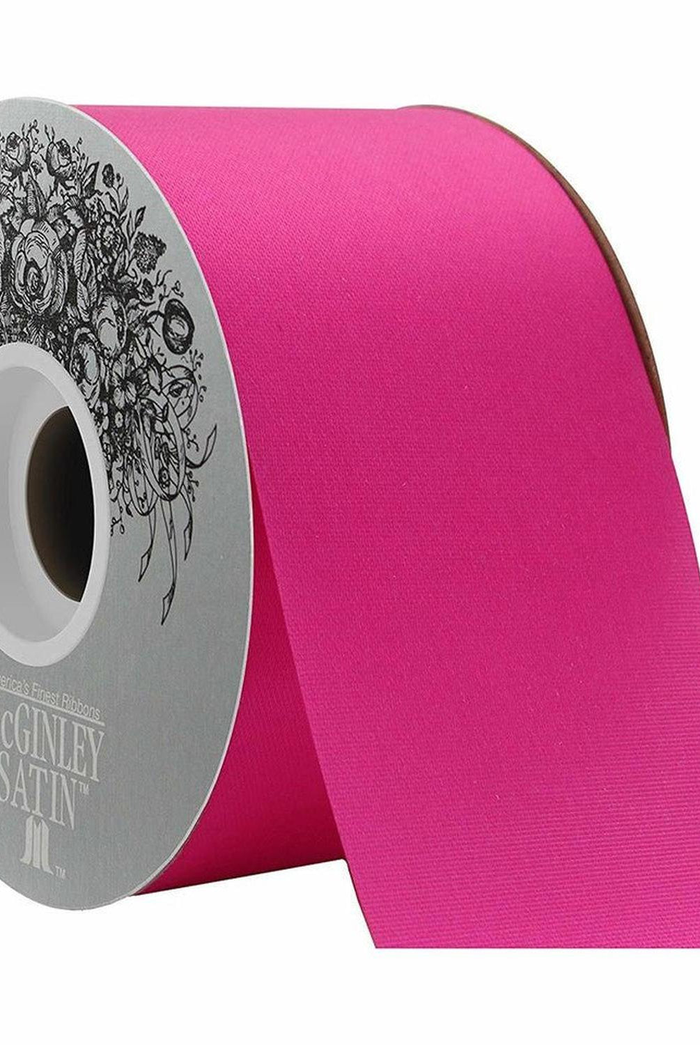 Shop For 40 McGinley Satin Acetate Ribbon Non Wired: Cyclamen (50 Yards)