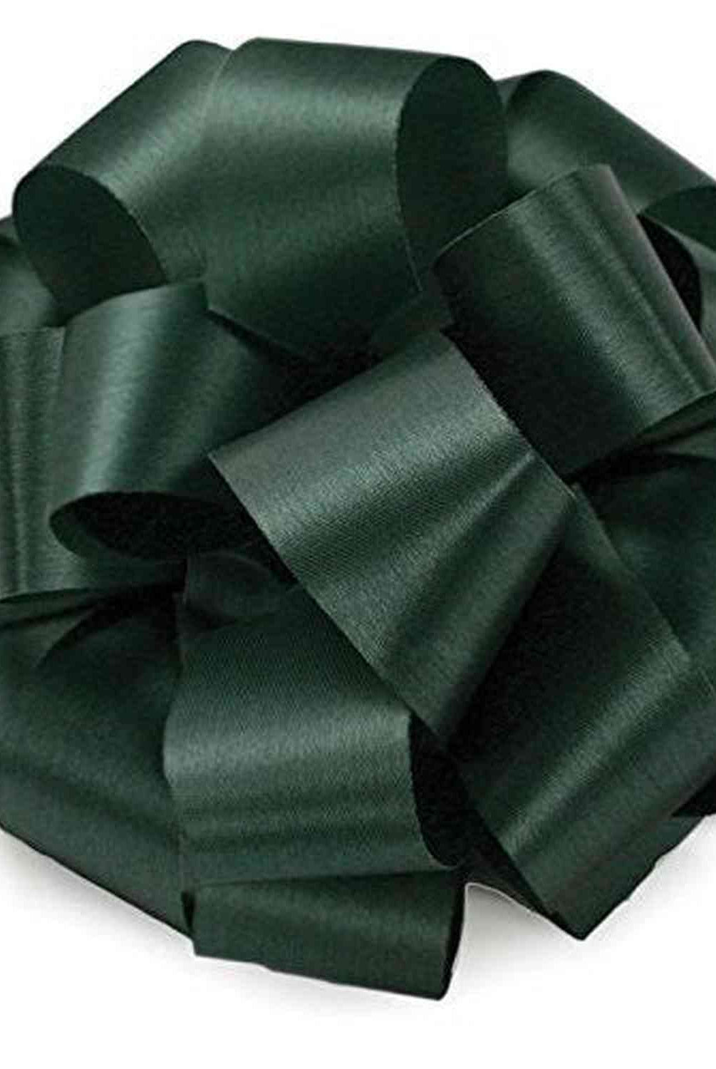 Shop For 40 McGinley Satin Acetate Ribbon Non Wired: Hunter Green (100 Yards)