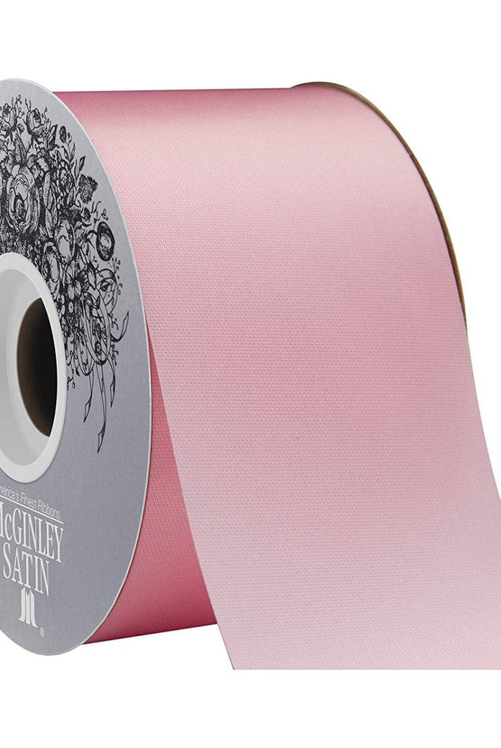 Shop For 40 McGinley Satin Acetate Ribbon Non Wired: Pink (50 Yards)