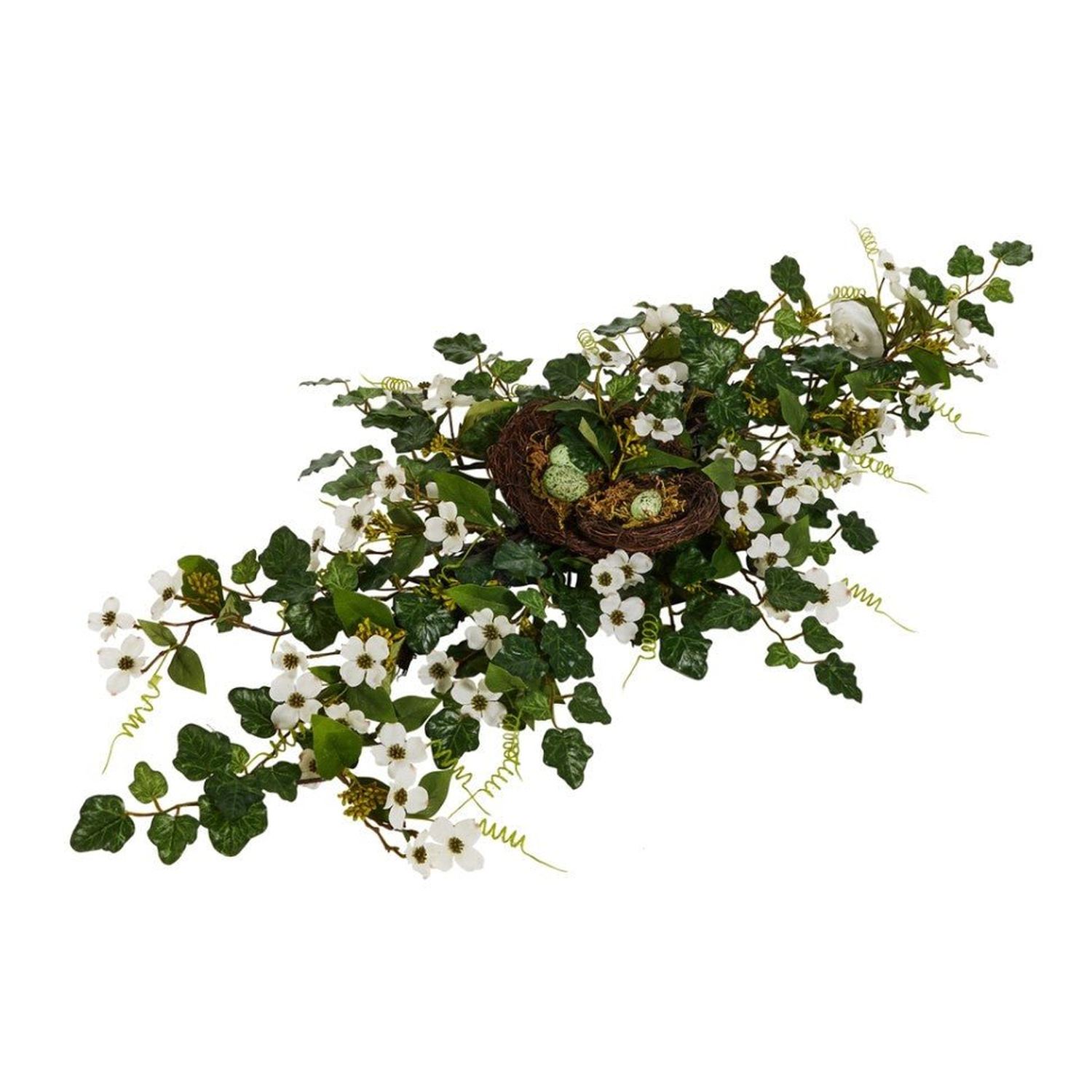 Shop For 41.5 inch Nest Dogwood and Ivy Swag